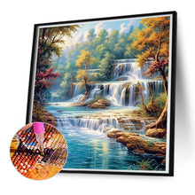 Load image into Gallery viewer, Diamond Painting - Full Round - Mountains and flowing water (50*50CM)
