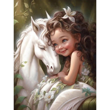 Load image into Gallery viewer, Diamond Painting - Full Round - little girl (30*40CM)
