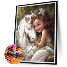 Load image into Gallery viewer, Diamond Painting - Full Round - little girl (30*40CM)
