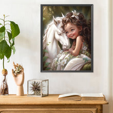 Load image into Gallery viewer, Diamond Painting - Full Round - little girl (30*40CM)
