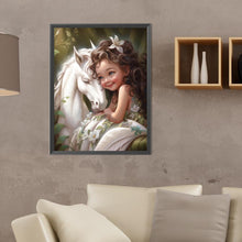 Load image into Gallery viewer, Diamond Painting - Full Round - little girl (30*40CM)
