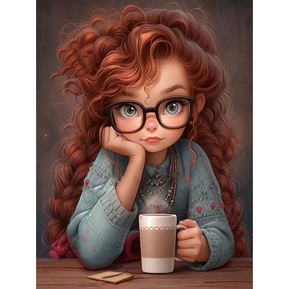 Diamond Painting - Full Round - little girl (30*40CM)