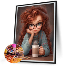 Load image into Gallery viewer, Diamond Painting - Full Round - little girl (30*40CM)
