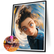 Load image into Gallery viewer, Diamond Painting - Full Round - little girl (30*40CM)
