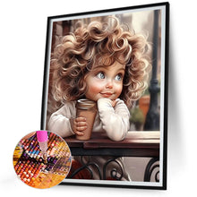 Load image into Gallery viewer, Diamond Painting - Full Round - little girl (30*40CM)
