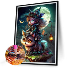 Load image into Gallery viewer, AB Diamond Painting - Full Round - Fantasy witches and beasts (40*50CM)
