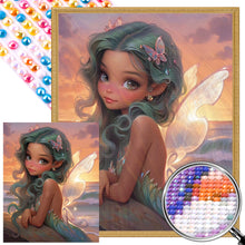 Load image into Gallery viewer, AB Diamond Painting - Full Round - fantasy elf girl (40*50CM)
