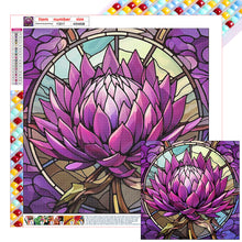 Load image into Gallery viewer, Diamond Painting - Full Square - glass art flowers (40*40CM)
