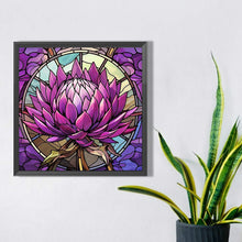 Load image into Gallery viewer, Diamond Painting - Full Square - glass art flowers (40*40CM)
