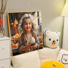 Load image into Gallery viewer, Diamond Painting - Full Round - Cake little girl (40*40CM)
