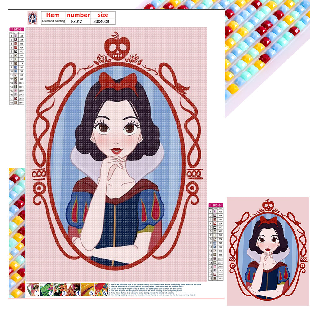 Diamond Painting - Full Square - Disney Princess-Snow White (30*40CM)