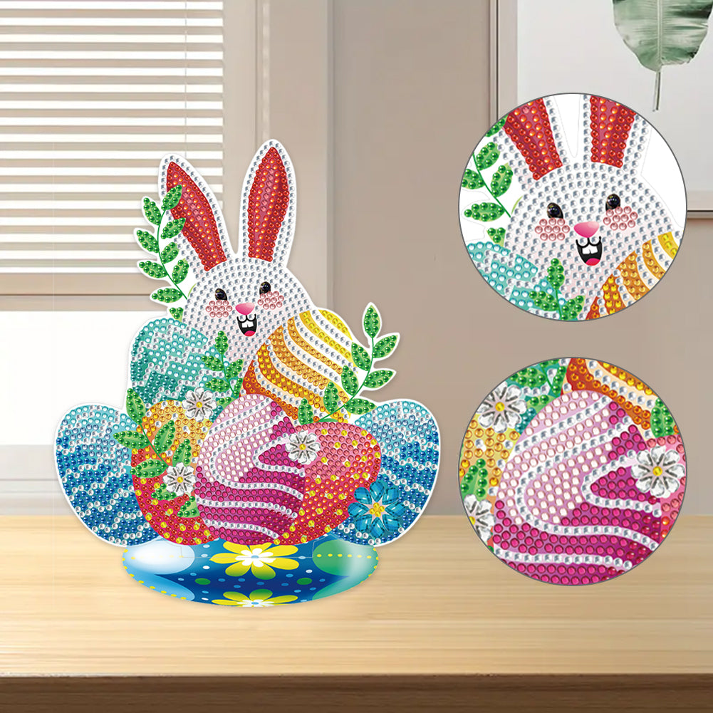 Special Shape 5D DIY Diamond Painting Art Bunny Frog Owl Gnome Hamster Eggs Art