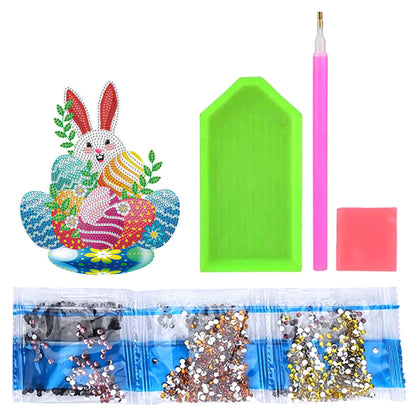 Special Shape 5D DIY Diamond Painting Art Bunny Frog Owl Gnome Hamster Eggs Art