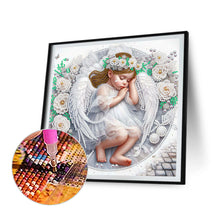 Load image into Gallery viewer, Diamond Painting - Partial Special Shaped - angel child (30*30CM)
