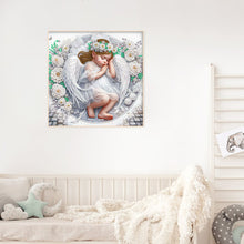 Load image into Gallery viewer, Diamond Painting - Partial Special Shaped - angel child (30*30CM)
