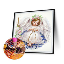 Load image into Gallery viewer, Diamond Painting - Partial Special Shaped - angel child (30*30CM)
