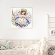 Load image into Gallery viewer, Diamond Painting - Partial Special Shaped - angel child (30*30CM)
