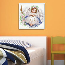 Load image into Gallery viewer, Diamond Painting - Partial Special Shaped - angel child (30*30CM)
