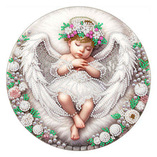 Load image into Gallery viewer, Diamond Painting - Partial Special Shaped - angel child (30*30CM)
