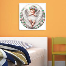Load image into Gallery viewer, Diamond Painting - Partial Special Shaped - angel child (30*30CM)
