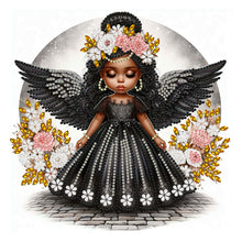 Load image into Gallery viewer, Diamond Painting - Partial Special Shaped - angel child (30*30CM)
