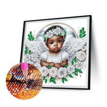 Load image into Gallery viewer, Diamond Painting - Partial Special Shaped - angel child (30*30CM)
