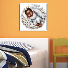 Load image into Gallery viewer, Diamond Painting - Partial Special Shaped - angel child (30*30CM)
