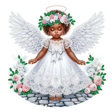 Load image into Gallery viewer, Diamond Painting - Partial Special Shaped - angel child (30*30CM)

