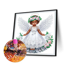 Load image into Gallery viewer, Diamond Painting - Partial Special Shaped - angel child (30*30CM)

