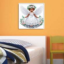 Load image into Gallery viewer, Diamond Painting - Partial Special Shaped - angel child (30*30CM)
