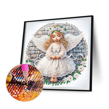 Load image into Gallery viewer, Diamond Painting - Partial Special Shaped - angel child (30*30CM)
