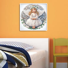Load image into Gallery viewer, Diamond Painting - Partial Special Shaped - angel child (30*30CM)
