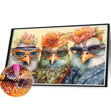 Load image into Gallery viewer, Diamond Painting - Full Round - funny chicken (40*30CM)
