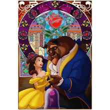 Load image into Gallery viewer, Diamond Painting - Full Round - beauty and the beast (50*70CM)
