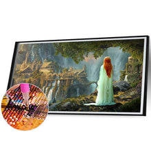 Load image into Gallery viewer, Diamond Painting - Full Round - castle and princess (70*40CM)
