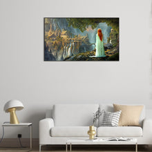 Load image into Gallery viewer, Diamond Painting - Full Round - castle and princess (70*40CM)
