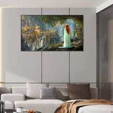 Load image into Gallery viewer, Diamond Painting - Full Round - castle and princess (70*40CM)
