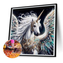 Load image into Gallery viewer, Diamond Painting - Full Round - Unicorn with wings (30*30CM)
