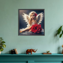 Load image into Gallery viewer, Diamond Painting - Full Round - angel girl (30*30CM)
