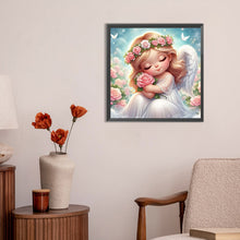 Load image into Gallery viewer, Diamond Painting - Full Round - angel girl (30*30CM)
