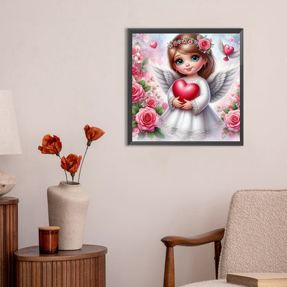 Diamond Painting - Full Round - angel girl (30*30CM)