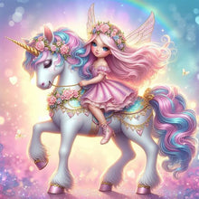 Load image into Gallery viewer, Diamond Painting - Full Round - angel girl (30*30CM)

