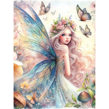Load image into Gallery viewer, Diamond Painting - Full Round - butterfly fairy (30*40CM)
