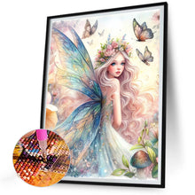 Load image into Gallery viewer, Diamond Painting - Full Round - butterfly fairy (30*40CM)
