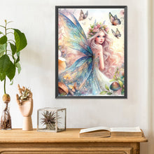 Load image into Gallery viewer, Diamond Painting - Full Round - butterfly fairy (30*40CM)
