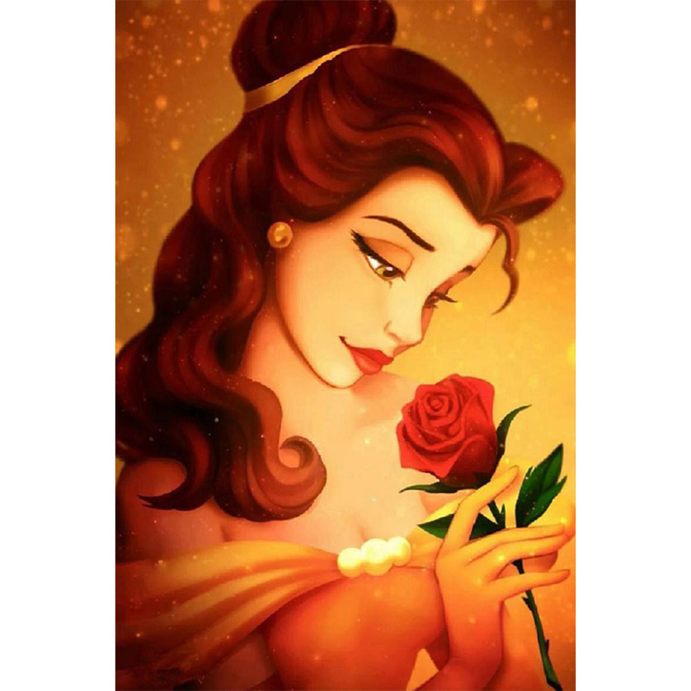 Diamond Painting - Full Round - princess belle (40*60CM)