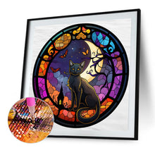 Load image into Gallery viewer, AB Diamond Painting - Full Round - glass art kitten (40*40CM)
