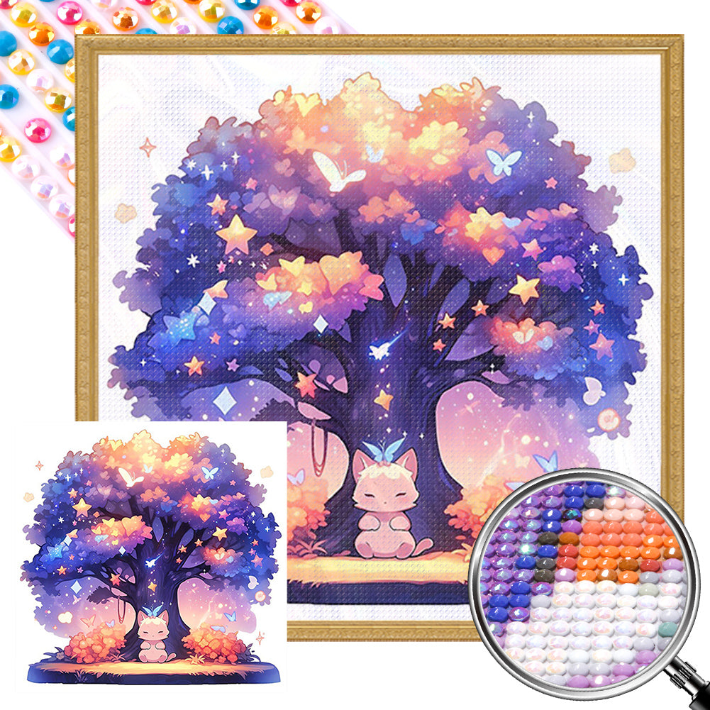 AB Diamond Painting - Full Round - flowers (40*40CM)