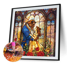 Load image into Gallery viewer, AB Diamond Painting - Full Round - beauty and the beast (40*40CM)
