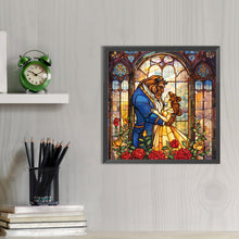 Load image into Gallery viewer, AB Diamond Painting - Full Round - beauty and the beast (40*40CM)
